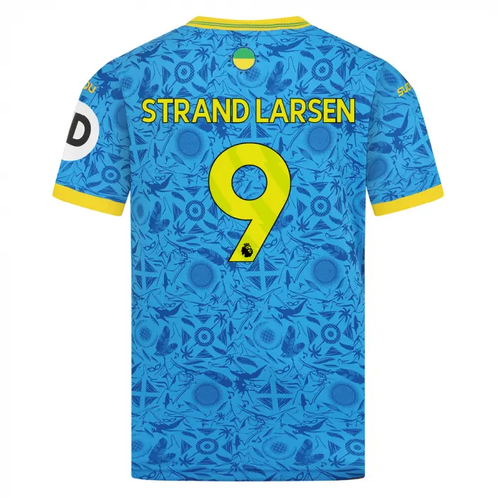Wolverhampton Wanderers Kits Shop | 2025-26 Wolves Third Shirt – Junior STRAND LARSEN 9 Wolves Jerseys and Gear